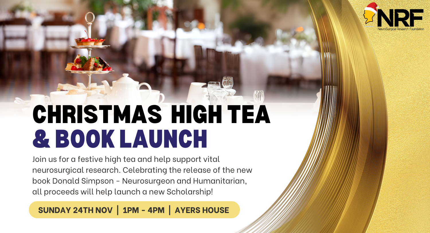 NRF Christmas High Tea and Book Launch image