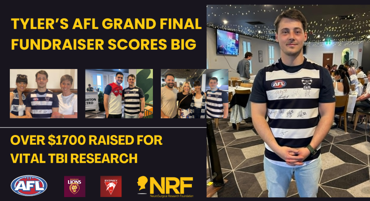 Tyler Kicks Another Goal for TBI Research  